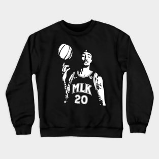 John Collins simple black white potrait Crewneck Sweatshirt